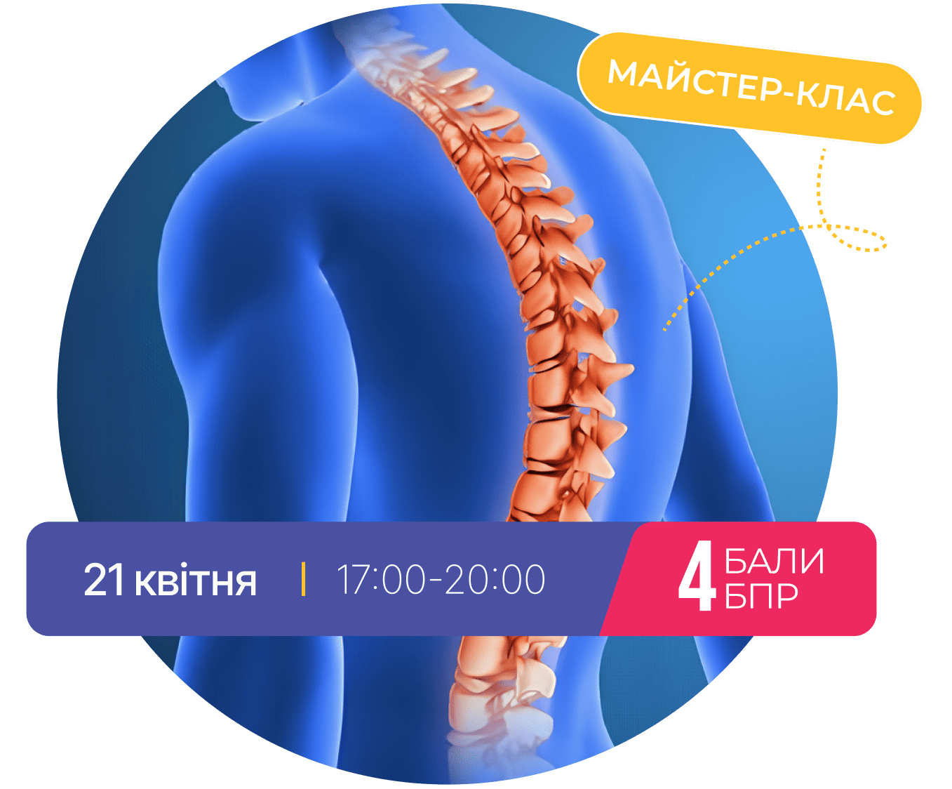 Майстер-клас: 21 квітня, 17:00. +4 балів БПР