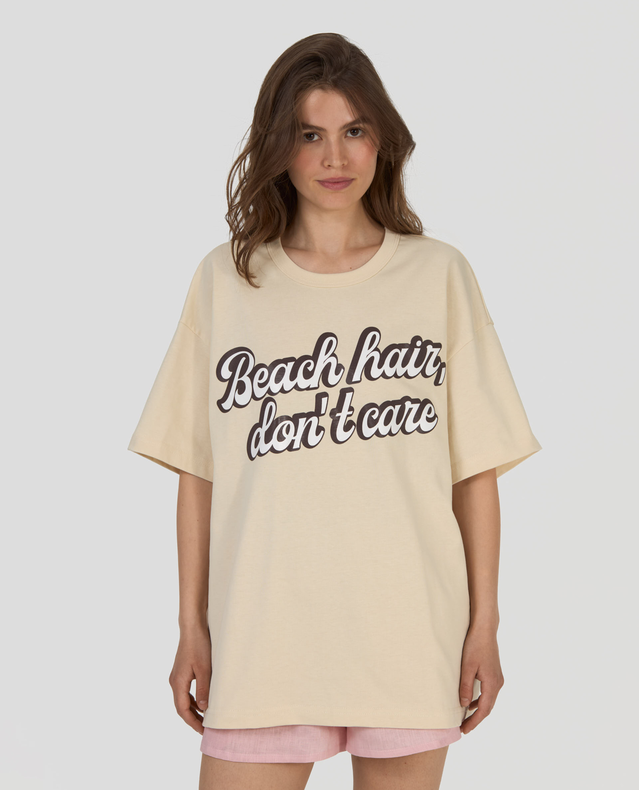 футболка “beach hair, don’t care” масляна