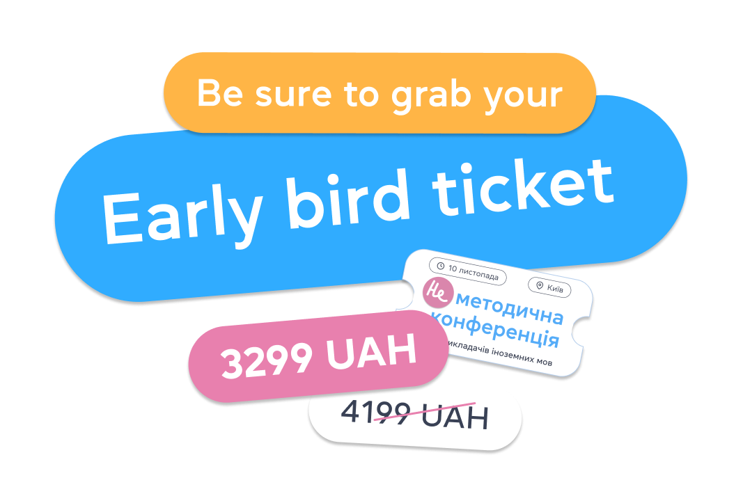 Be sure to grab your Early bird ticket